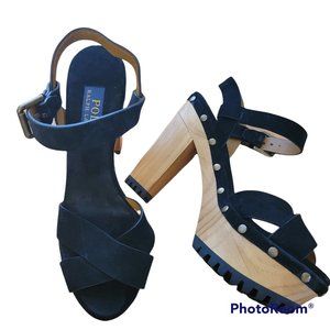 POLO Ralph Lauren Lug Sole Platform Heels